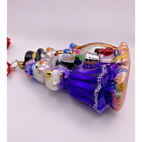 Christopher Radko Christmas Ornament Happy Snow Year Used - Picture 5 of 10